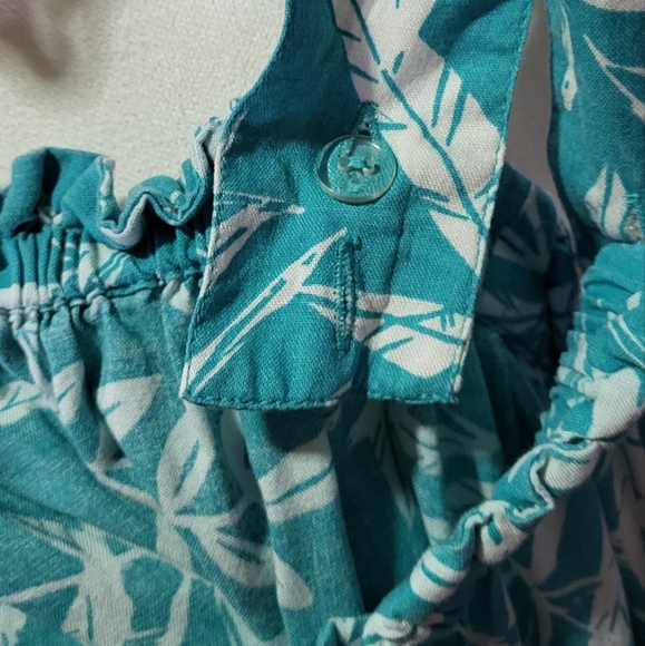 Women Within Women's Turquoise Cold Shoulder Short Sleeve Blouse Size Large - Picture 8 of 12